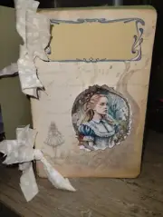 Alice In Wonderland Junk Journal Scrapbook USA Seller