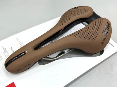 Selle Italia Flite Boost Gravel Ti316 Superflow L3(145x250mm) Saddle Brown