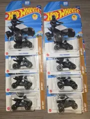 Hot WheelsTesla Cyber Quad, Space X Dragon & Tesla. Lot Of 10
