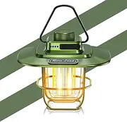 LETOUR Rechargeable Lantern, 2000mAh Type-c LED Camping Lantern, IP65 Waterproof Camping Tent Light Dimmable Brightness Camping Lamp Lantern Power Bank for Camping, Hiking, Emergency, Fishing