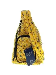 NWT Harry Potter x Vera Bradley Hufflepuff Elements Yellow Black Sling Backpack