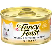 Fancy Feast Grilled Chicken & Beef Feast In Gravy 85g
