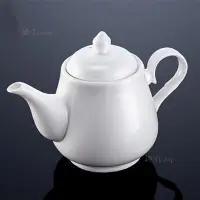 在飛比找蝦皮購物優惠-新店下殺 港式茶壺 純白瓷茶壺 陶瓷飲茶壺 茶水壺 泡茶壺 
