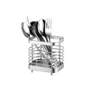 Stainless Steel Countertop Holder Cutlery Stand Kitchen Sink Tidy Drainer Utensil Rack