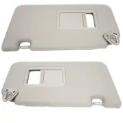 2x Sun Visors w/ Mirror Front Left & Right Side for Nissan Versa S SL 2007-2012