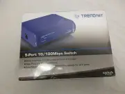 TRENDnet 5-Port 10/100Mbps Ethernet Network Switch TE100-S5 Auto-MDIX PC/Mac NEW