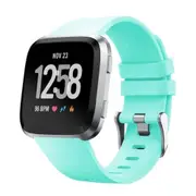 For Fitbit Versa/Lite/Versa 2 Replacement Band Wristband Silicone Sports Watch Aqua (5.5 to 7.1 inch)