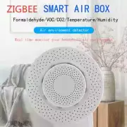 Smart Carbon Dioxide Detector Sensor VOC Temperature Humidity Sensor APP Control