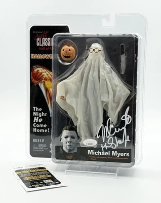 NECA Michael Myers Cult Classics "Bob" Ghost Figure Nick Castle Signed JSA