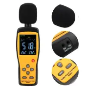 SMART SENSOR AS844+ Sound Level Meter LCD Digital Decibel Meter Noise Monitor W/