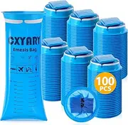 CXYARY Vomit Bags Disposable, 100 Pack 1000ml Emesis Bags, Portable Throw Up Puke Nausea Bag for Pregnant Women, Leak Resistant for Car and Travel Motion Sickness