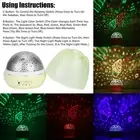 T Night Projector Light Sleep Rotating Starry Sky Projection Lamp Colorful
