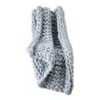 Hand Knitted Chunky Blanket Thick Acrylic Yarn Blanket Home Decor Throw Rug