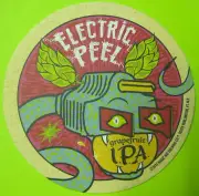 ELECTRIC PEEL GRAPEFRUIT IPA Beer COASTER Mat Magic Hat, VERMONT 2015 INDIA PALE