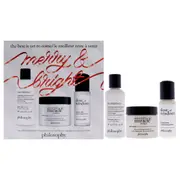 The Best Is Yet To Come Holiday Set by Philosophy for Unisex - 3 Pc Gift Set