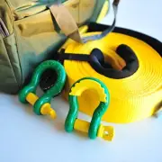 Recovery Kit: 1X11000kg 9m Snatch Strap+2X Green Rated Steel Shackles+ Carry Bag