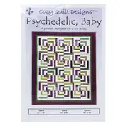Psychedelic, Baby Quilt Pattern by Cozy Quilt Designs