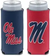 Ole Miss Rebels 12 oz Slim Can Cooler
