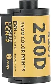 35mm Color Print Film Professional Wide Exposure Range ECN 2 Process Colour Print Camera Film Suitable for 135 Cameras (8 Sheet)