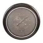 Country Living Sun Home Garden Wall Clock & Thermometer