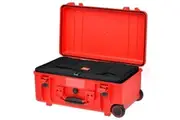 HPRC 2550W - Wheeled Hard Case with Bag & Dividers (Red)