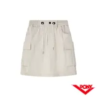 在飛比找momo購物網優惠-【PONY】個性彈力大口袋短裙 透氣材質 女服飾 女性-兩色