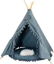 Pet Tent Dog Cat Toy House Detachable Washable Pet Bed Teepee