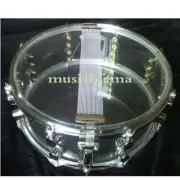 Funion Snare Drum 14x5.5” Inch Crystal Shell 8mm Drum Key Marching Snare Drum