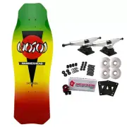Hosoi Skateboard Complete OG Hammerhead Rasta 10.5" x 31" Old School