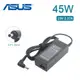 充電器 適用於 華碩 ASUS 電腦/筆電 變壓器 4.0mm*1.35mm【45W】19V 2.37A 長方型