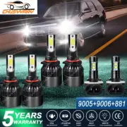 For Cadillac Escalade 1999-2000 Kit de faros LED alto/bajo + luces antiniebla