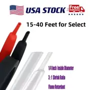 Heat Shrink Tubing 3:1 Waterproof Marine Shrinkable Cable Sleeves 1/4" Diameter