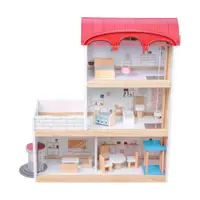 在飛比找蝦皮商城精選優惠-[現貨速發] 木製娃娃屋迷你家具玩具兒童玩具花園室內室外 3