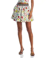Alice and Olivia Haven Pleated Mini Skirt