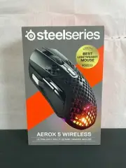 Steelseries Aerox 5 M-00025 Black 9 Programmable Buttons Wireless Gaming Mouse