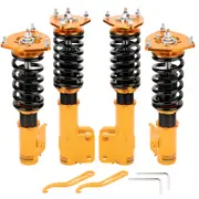 [MaXpeedingrods] Compatible for Subaru Impreza GC8 Coilovers Absorber 24 Ways Adjustable Damer Coilover Lowering Kit