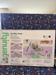 Ingenuity Anyway Sway 5-Speed Multi-Direction Portable Baby Swing with Spruce