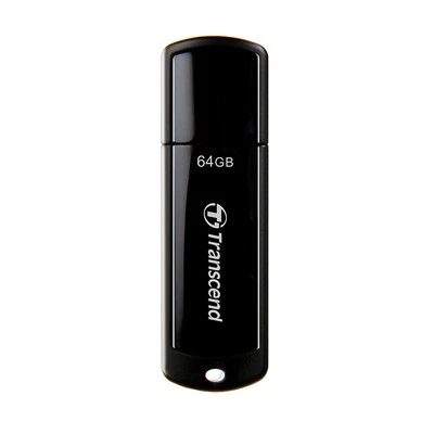 Transcend JetFlash 700 64GB USB 3.1 Gen 1 Flash Drive - Black (TS64GJF700)