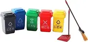 Generic 3 Pack Kids Trash Bin Toy Set, 5 Pieces