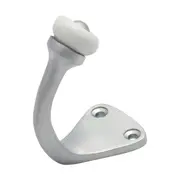 3984 Robe Hook Porcelain Tip Satin Chrome H45xP70mm