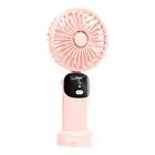 Fan Desk Fan Fan with Display 5 Speeds Low Noise Foldable Fan for Personal