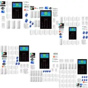 V28 Tuya APP WiFi+4G Wireless Kits Home Security Alarm System+Alexa+Google Home