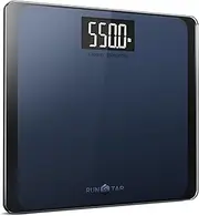RunSTAR 550lb Bathroom Digital Scale for Body Weight with Ultra-Wide Platform and Large LCD Display, Accurate High Precision Scale with Extra-High Capacity, FSA HSA Eligible