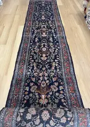 Oriental Tribal Wool Hand Knotted Hallway Hall Runner Rug Carpet 570x78