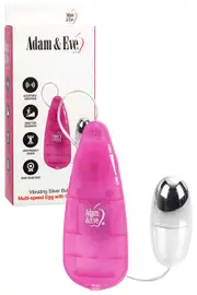 Adam and Eve Silver Bullet 2.0 Remote Controlled 2.3" Vibrating Egg