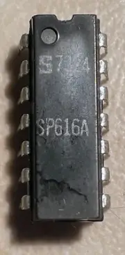 Signetics SP616A Dual 3 Input Expandable NAND Gate - NOS