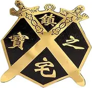 MINAOLULUS Eight Diagrams Mirror Feng Shui Home Decor Auspicious Pendant for Fortune Traditional Chinese Craft Friends Family