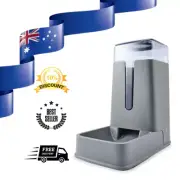New Automatic Cat Pet Dog Feeder 3.5L Food Water Bowl Dispenser Auto Gravity*AUS