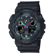 Orologio CASIO G-SHOCK GA-2100MF-1AER Full Black con dettagli fluorescenti
