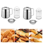Deep Fryed Basket French Fries Frying Frying Basket with Lid Deep Fryer Pot